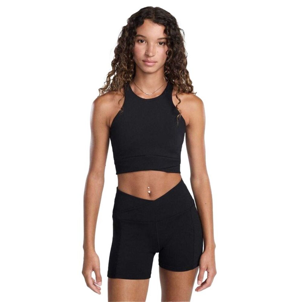 Nike Womens/Ladies Twist Knot Sports Bra / Black